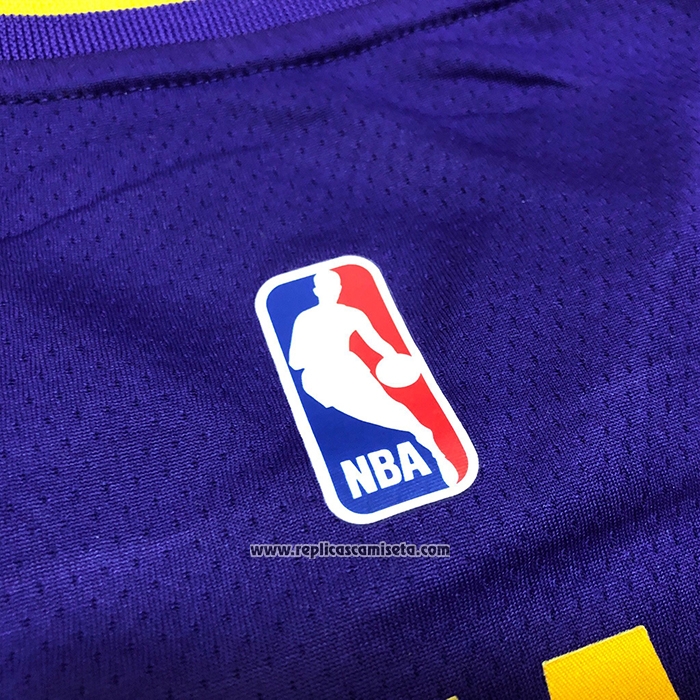Camiseta Los Angeles Lakers Kobe Bryant #24 Statehombret 2017-18 Violeta